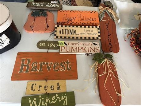 Wood Fall Decor
