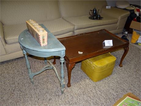 Tables Lot (Sofa and Tea Set Not Included)