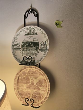 Collectible Plates and Wall Display Hangers