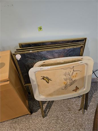 Vintage TV Trays, 2 sets