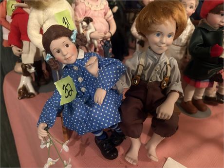 Vintage Norman Rockwell Dolls