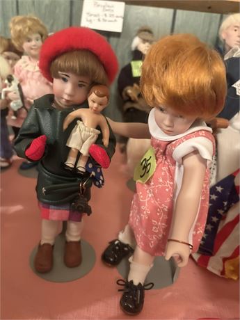 Vintage Norman Rockwell Dolls