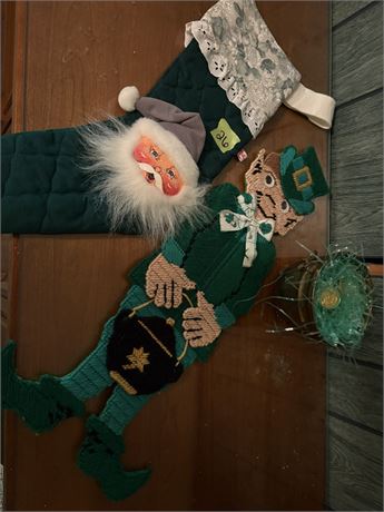 Annalee Stocking, St. Patrick's Day Decor