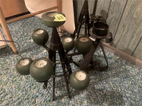 Metal Candle Holders
