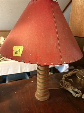 Vintage Wood Lamp