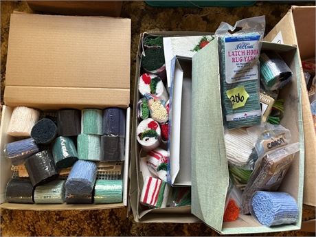 Latch Hook Rug Yarn Lot