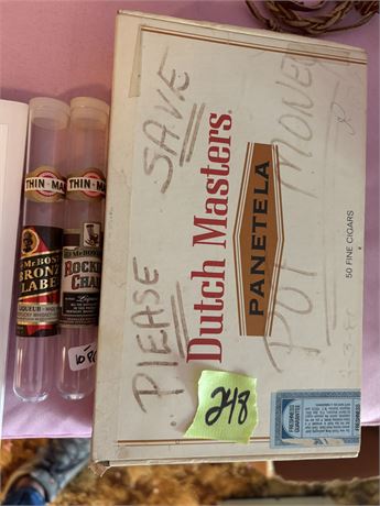 Cigar Cases, and box