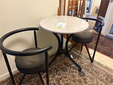 MCM Table (From Isaly's Ice Cream Shop) and Chairs