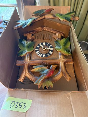 Vintage German Black Forest Cuckoo Clock