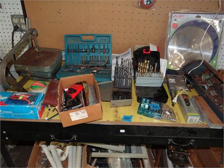 Table Clean Off- Lots of Drill Sets