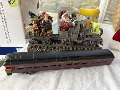 Santa, train