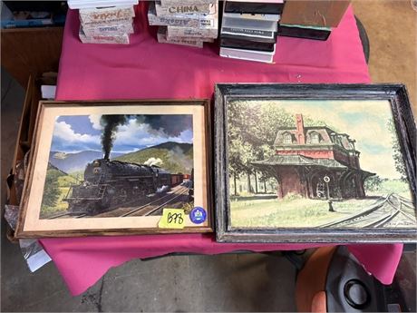 Vintage Train Wall Art