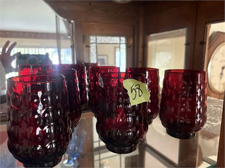 Red Glassware