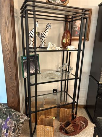 Black Metal Shelf