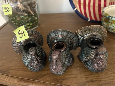 Turkey Candle Holders