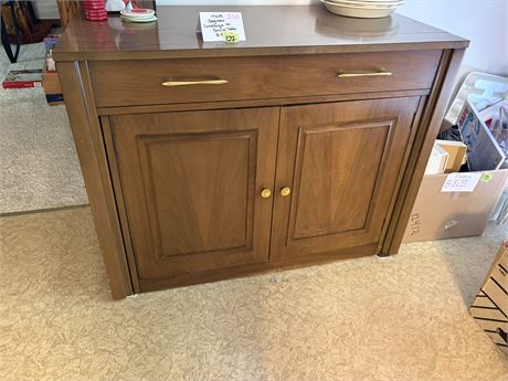 MCM Saginaw Credenza to Dining Table
