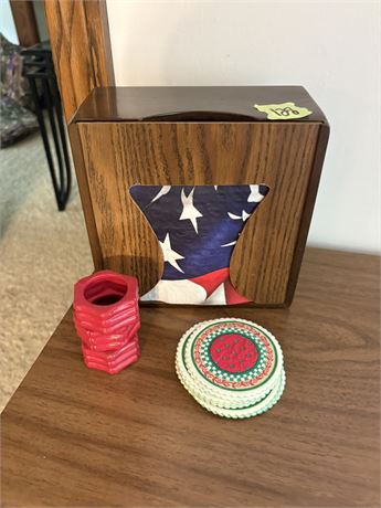 Napkin Holder, Rings
