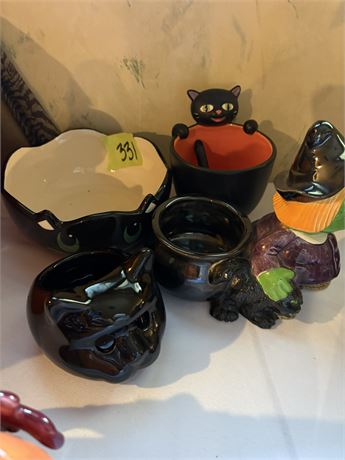 Halloween Decor, Black Cats