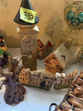 Halloween Decor, Village
