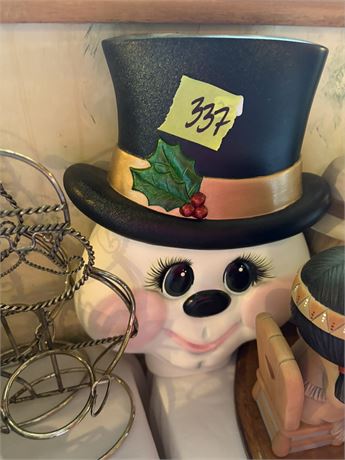 Hand Painted Snowman