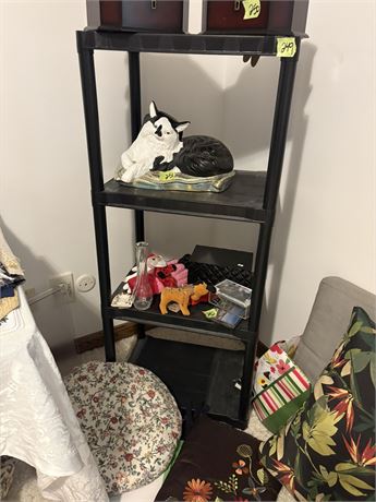 Black Plastic Shelf