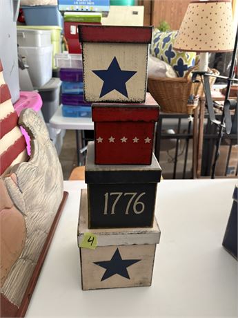 Americana Decorative Boxes, 1776