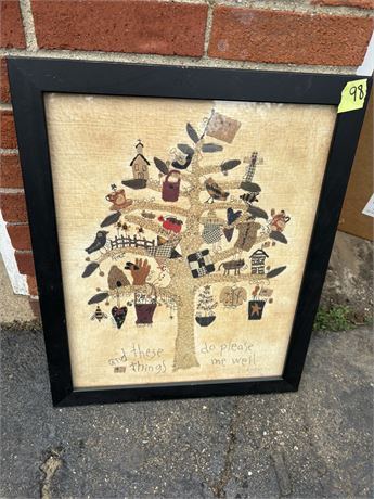 Hand Sewn Wall Art