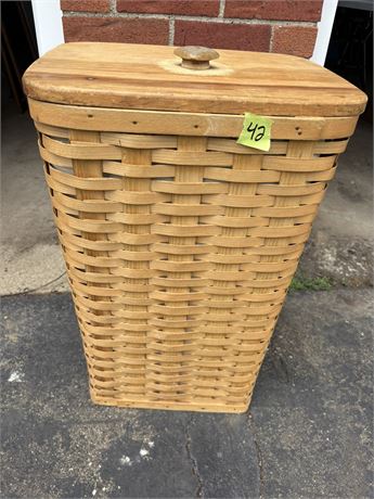 Large Basket Trash Bin