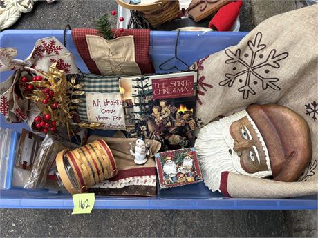 Christmas Decor Lot (Tote Not Included)