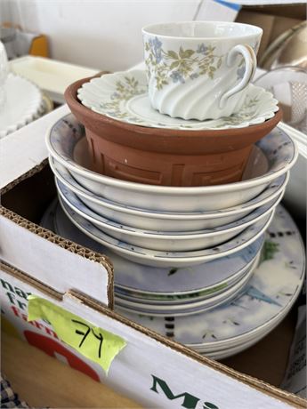 Lighthouse Thomas Pottery Dishes, Corelle