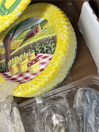 Plastic Plates and Flatware