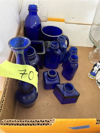 Blue Glassware