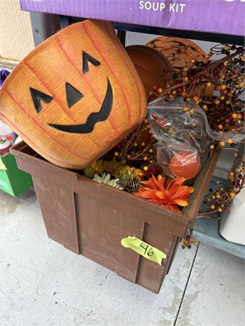 Fall Decor, Pumpkin Planter