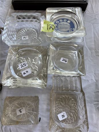 Vintage Glass Ashtrays