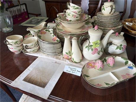 Franciscan Desert Rose China Set