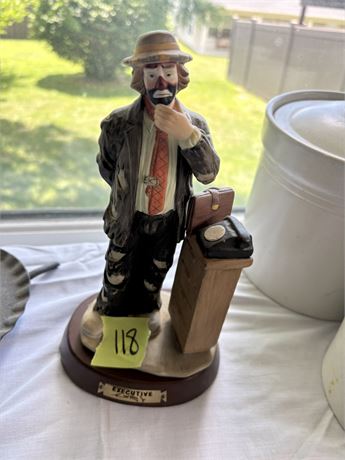 Vintage Emmett Kelly JR "Executive" Clown