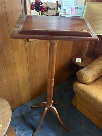 Vintage Wood Pedestal Stand
