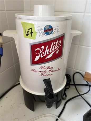 Vintage Schlitz Poly Perk Coffee Pot