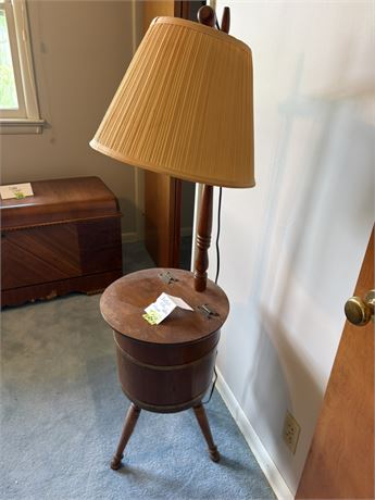 Vintage Bucket Lamp