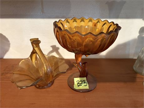 Vintage Glass Dish