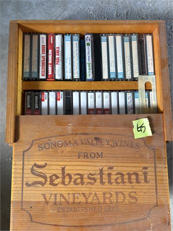 Wood Box and Cassettes