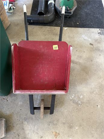 Small Wood Wheelbarrow