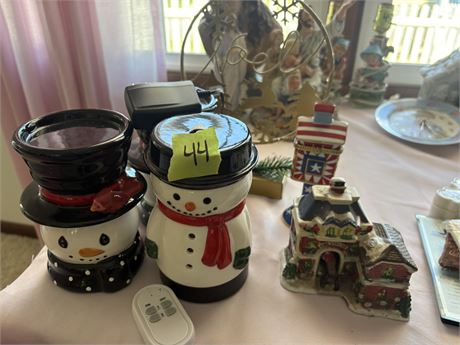 Holiday Decor, Lights, Warmers, Village