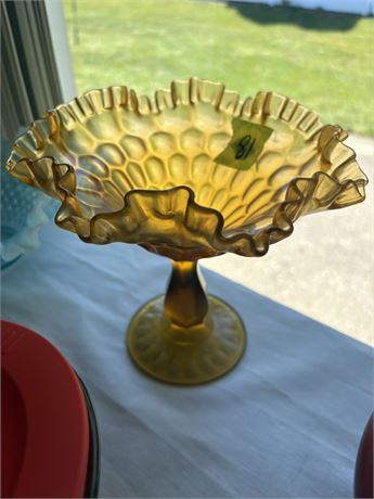 Amber Glass Bowl