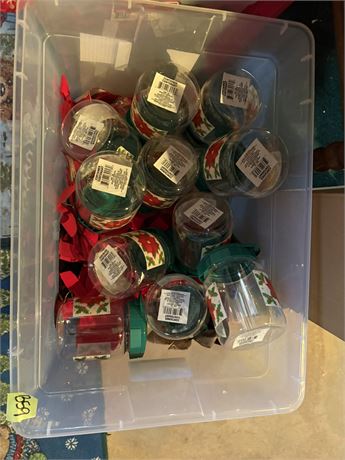 Christmas Plastic Jars