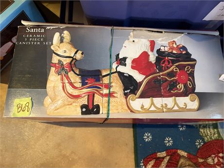 Santa Canister Set