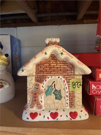 Gingerbread House Canister