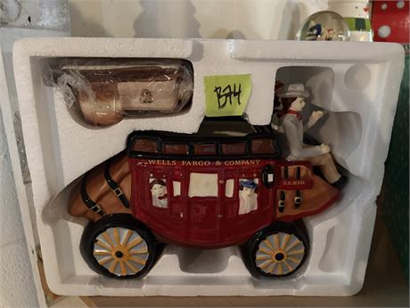 RARE Wells Fargo Stagecoach Cookie Jar