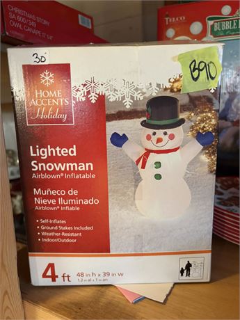Inflatable Snowman