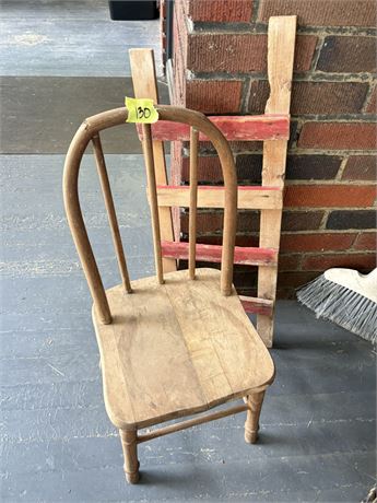 Child's Chair, Ladder
